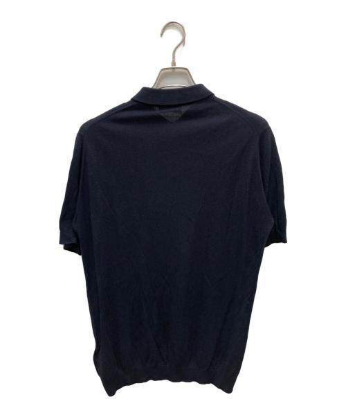 JOHN SMEDLEY（ジョンスメドレー）JOHN SMEDLEY (ジョンスメドレー) シーアイランドコットンポロシャツ ネイビー サイズ:Mの古着・服飾アイテム