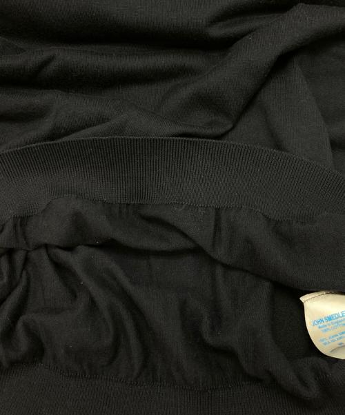JOHN SMEDLEY（ジョンスメドレー）JOHN SMEDLEY (ジョンスメドレー) 半袖ニット ネイビー サイズ:Mの古着・服飾アイテム