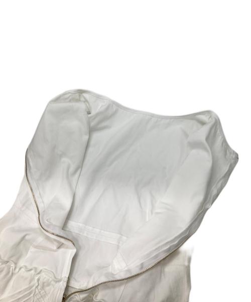 RED VALENTINO（レッドヴァレンティノ）RED VALENTINO (レッドヴァレンティノ) ノースリーブワンピース ホワイト サイズ:44の古着・服飾アイテム