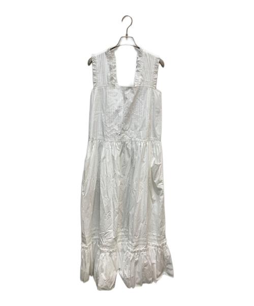 KENZO（ケンゾー）KENZO (ケンゾー) Pleated midi dress ホワイト サイズ:38の古着・服飾アイテム