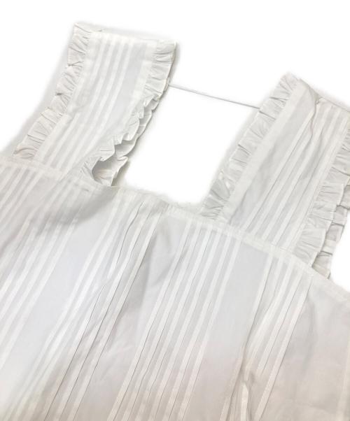 KENZO（ケンゾー）KENZO (ケンゾー) Pleated midi dress ホワイト サイズ:38の古着・服飾アイテム