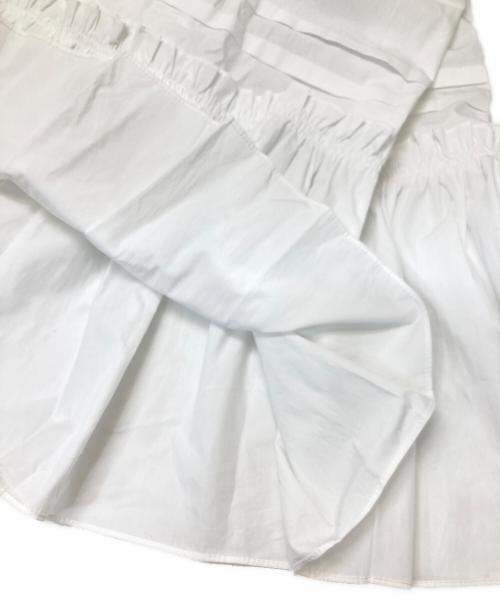 KENZO（ケンゾー）KENZO (ケンゾー) Pleated midi dress ホワイト サイズ:38の古着・服飾アイテム