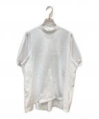 ENFOLDエンフォルド）の古着「SOLID SLEEVE PULLOVER」｜ホワイト