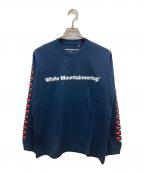 WHITE MOUNTAINEERINGホワイトマウンテ二アニング）の古着「ロングスリーブカットソー」｜ネイビー