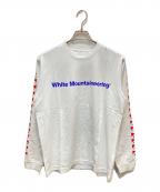 WHITE MOUNTAINEERINGホワイトマウンテ二アニング）の古着「ロングスリーブカットソー」｜ホワイト