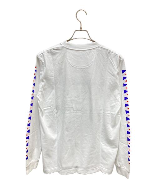 WHITE MOUNTAINEERING（ホワイトマウンテ二アニング）WHITE MOUNTAINEERING (ホワイトマウンテ二アニング) ロングスリーブカットソー ホワイト 未使用品の古着・服飾アイテム