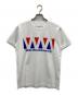 WHITE MOUNTAINEERING（ホワイトマウンテ二アニング）の古着「ロゴプリントTシャツ」｜ホワイト