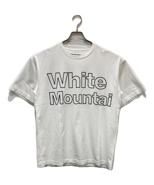 WHITE MOUNTAINEERING（ホワイトマウンテ二アニング）WHITE MOUNTAINEERING (ホワイトマウンテ二アニング) ロゴプリントTシャツ ホワイト 未使用品の古着・服飾アイテム