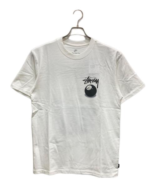 NIKE（ナイキ）NIKE (ナイキ) stussy (ステューシー) ロゴプリントTシャツ ホワイト サイズ:XS 未使用品の古着・服飾アイテム