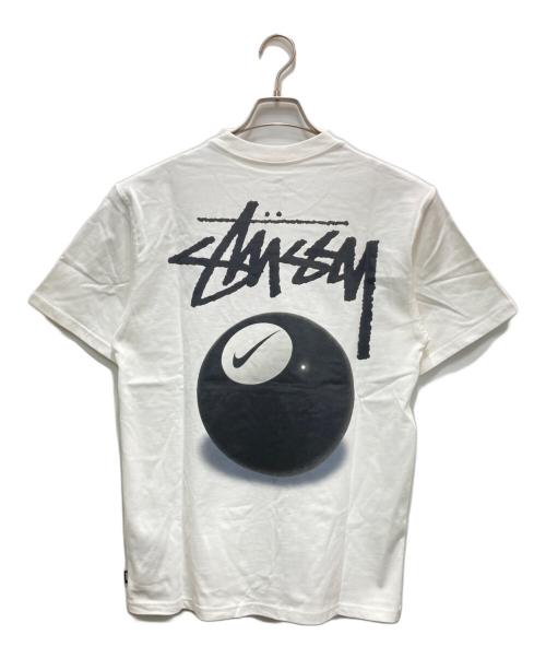 NIKE（ナイキ）NIKE (ナイキ) stussy (ステューシー) ロゴプリントTシャツ ホワイト サイズ:XS 未使用品の古着・服飾アイテム