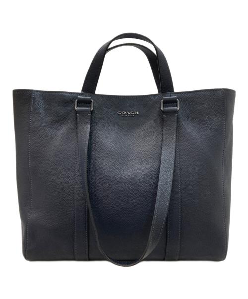COACH（コーチ）COACH (コーチ) ハドソン ダブル ハンドル トート ネイビーの古着・服飾アイテム