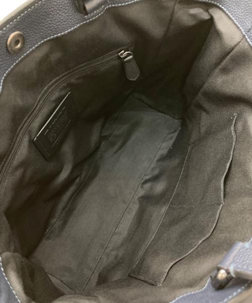 COACH（コーチ）COACH (コーチ) ハドソン ダブル ハンドル トート ネイビーの古着・服飾アイテム