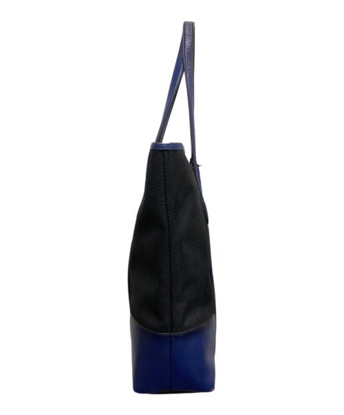 FOWLER（ファーラー）FOWLER (ファーラー) トートバッグ ブラック×ネイビーの古着・服飾アイテム