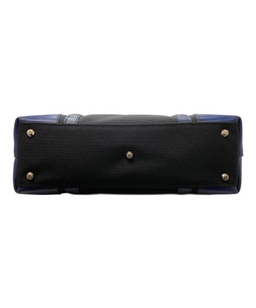 FOWLER（ファーラー）FOWLER (ファーラー) トートバッグ ブラック×ネイビーの古着・服飾アイテム