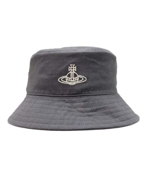 Vivienne Westwood（ヴィヴィアンウエストウッド）Vivienne Westwood (ヴィヴィアンウエストウッド) バケットハット グレー サイズ:SIZE M-Sの古着・服飾アイテム