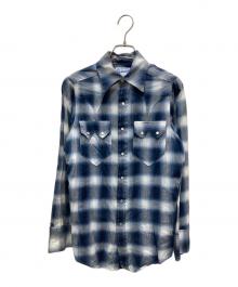 Rockmount Ranch Wear（ロックマウントランチウェア）の古着「オンブレウエスタンシャツ」｜ブルー