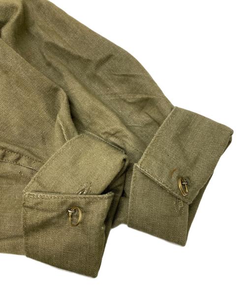 BRITISH MILITARY（ブリティッシュミリタリー）BRITISH MILITARY (ブリティッシュミリタリー) OVERALLS DENIM BLOUSES C.D.33 グリーン サイズ:4の古着・服飾アイテム