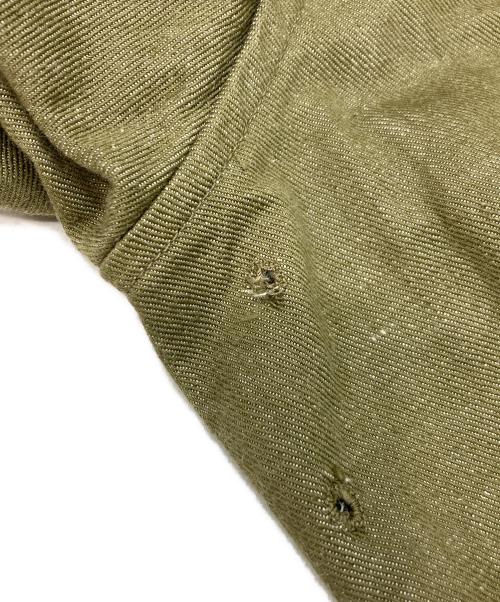 BRITISH MILITARY（ブリティッシュミリタリー）BRITISH MILITARY (ブリティッシュミリタリー) OVERALLS DENIM BLOUSES C.D.33 グリーン サイズ:4の古着・服飾アイテム