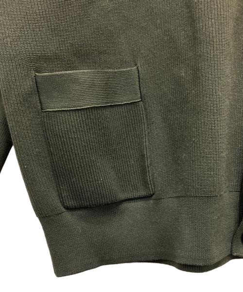 MADISON BLUE（マディソンブルー）MADISON BLUE (マディソンブルー) Vネックビッグニットカーディガン グリーン サイズ:XSの古着・服飾アイテム