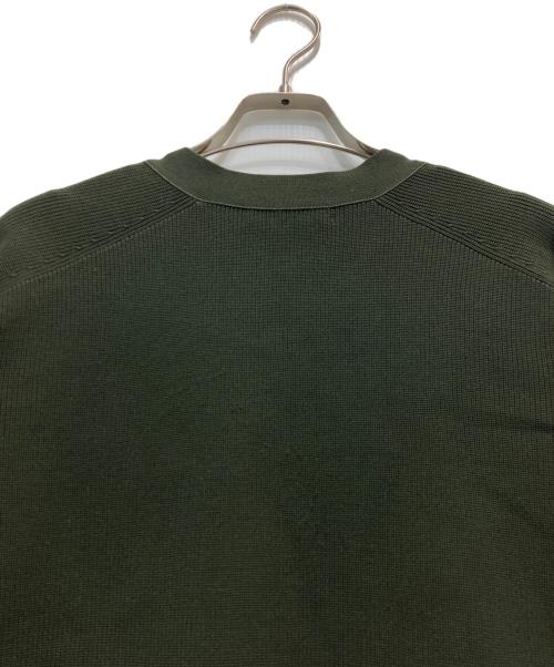 MADISON BLUE（マディソンブルー）MADISON BLUE (マディソンブルー) Vネックビッグニットカーディガン グリーン サイズ:XSの古着・服飾アイテム