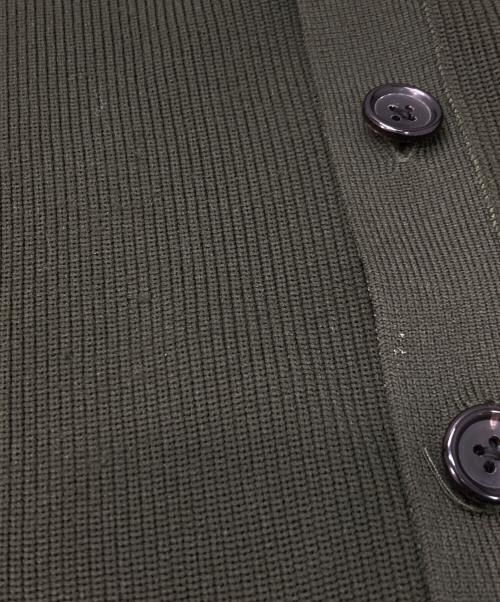 MADISON BLUE（マディソンブルー）MADISON BLUE (マディソンブルー) Vネックビッグニットカーディガン グリーン サイズ:XSの古着・服飾アイテム