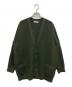 MADISON BLUE（マディソンブルー）の古着「Vネックビッグニットカーディガン」｜グリーン