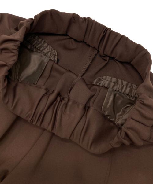 OHGA（オオガ）OHGA (オオガ) マシュマロパンツ ブラウン サイズ:Sの古着・服飾アイテム