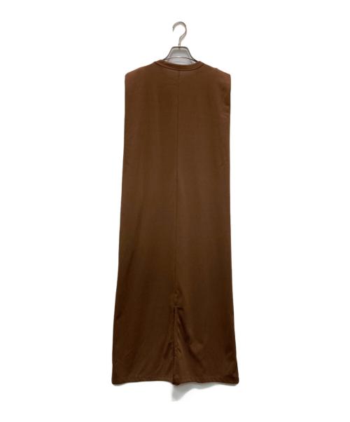 forme（フォルメ）forme (フォルメ) UVカットノースリーブワンピース ブラウン サイズ:1の古着・服飾アイテム