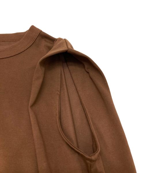 forme（フォルメ）forme (フォルメ) UVカットノースリーブワンピース ブラウン サイズ:1の古着・服飾アイテム