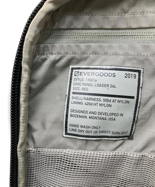 EVERGOODS（エバーグッズ）EVERGOODS (エバーグッズ) Civic Half Zip 22 L Backpac ブラックの古着・服飾アイテム