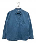 WAREHOUSEウエアハウス）の古着「プルオーバーシャンブレーシャツ」｜インディゴ