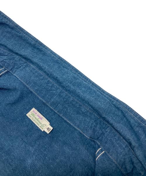 WAREHOUSE（ウエアハウス）WAREHOUSE (ウエアハウス) プルオーバーシャンブレーシャツ インディゴ サイズ:40の古着・服飾アイテム