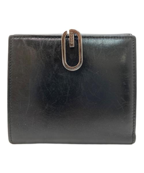 GUCCI（グッチ）GUCCI (グッチ) 2つ折り財布 ブラックの古着・服飾アイテム