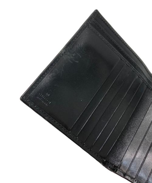 GUCCI（グッチ）GUCCI (グッチ) 2つ折り財布 ブラックの古着・服飾アイテム
