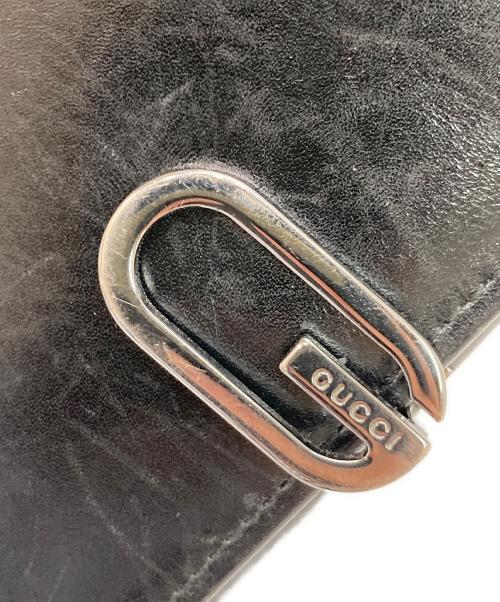GUCCI（グッチ）GUCCI (グッチ) 2つ折り財布 ブラックの古着・服飾アイテム