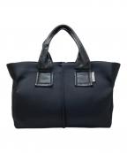 kawa-kawaカワカワ）の古着「WETトートバッグ」｜ブラック