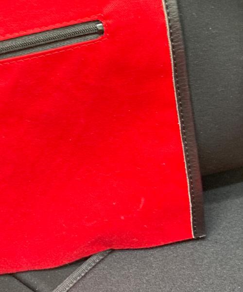 kawa-kawa（カワカワ）kawa-kawa (カワカワ) WETトートバッグ ブラックの古着・服飾アイテム