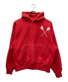 Champion REVERSE WEAVE（チャンピオン リバース ウィーブ）の古着「パーカー」｜レッド