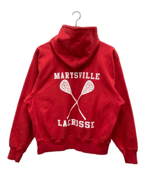 Champion REVERSE WEAVE（チャンピオン リバース ウィーブ）Champion REVERSE WEAVE (チャンピオン リバース ウィーブ) パーカー レッド サイズ:Lの古着・服飾アイテム