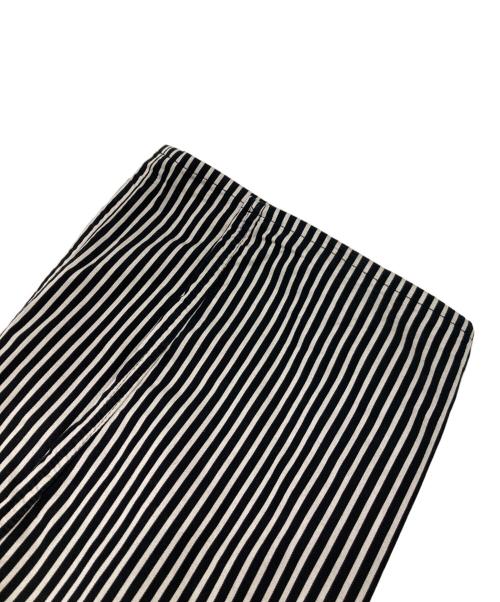COMME des GARCONS HOMME PLUS（コムデギャルソンオムプリュス）COMME des GARCONS HOMME PLUS (コムデギャルソンオムプリュス) ストライプパンツ ホワイト×ブラック サイズ:Sの古着・服飾アイテム