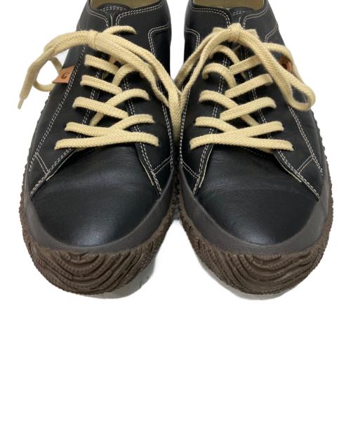 SPINGLE MOVE（スピングルムーヴ）SPINGLE MOVE (スピングルムーヴ) レザースニーカー ブラック サイズ:XLの古着・服飾アイテム