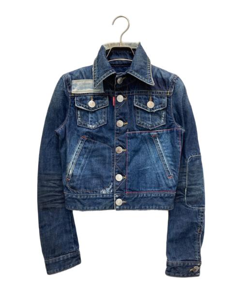 DSQUARED2（ディースクエアード）DSQUARED2 (ディースクエアード) デニムジャケット インディゴ サイズ:38の古着・服飾アイテム