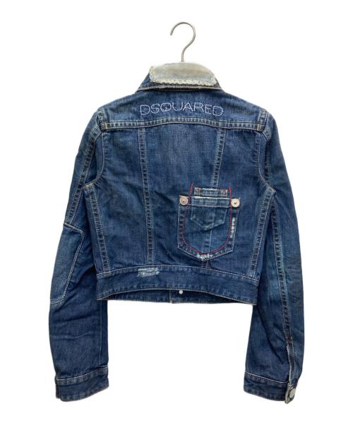 DSQUARED2（ディースクエアード）DSQUARED2 (ディースクエアード) デニムジャケット インディゴ サイズ:38の古着・服飾アイテム