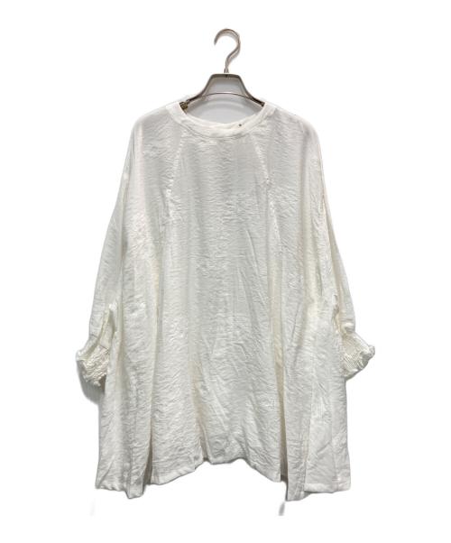 BEARDSLEY（ビアズリー）BEARDSLEY (ビアズリー) ブラウスワンピース ホワイト サイズ:FREEの古着・服飾アイテム