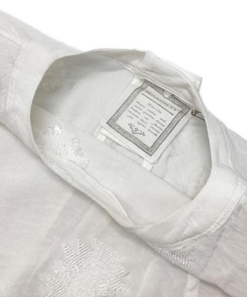 BEARDSLEY（ビアズリー）BEARDSLEY (ビアズリー) ブラウスワンピース ホワイト サイズ:FREEの古着・服飾アイテム