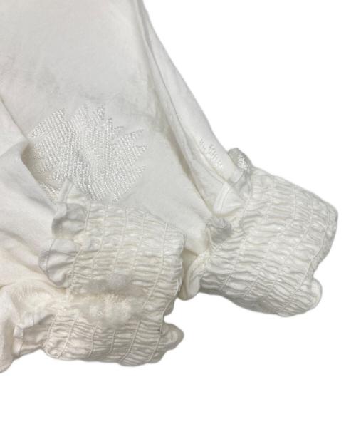 BEARDSLEY（ビアズリー）BEARDSLEY (ビアズリー) ブラウスワンピース ホワイト サイズ:FREEの古着・服飾アイテム