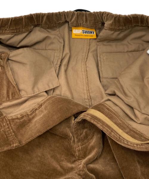 GRIP SWANY（グリップスワニー）GRIP SWANY (グリップスワニー) STABRIDGE (スタブリッジ) INNER CITY EXPLORER SHORTS 1 CORDS ブラウン サイズ:Lの古着・服飾アイテム