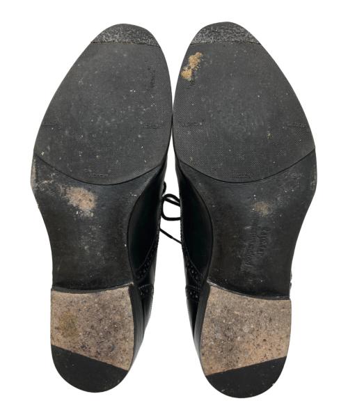 raymar（レイマー）raymar (レイマー) 内羽根 パンチド キャップトゥレザーシューズ ブラック サイズ:8の古着・服飾アイテム