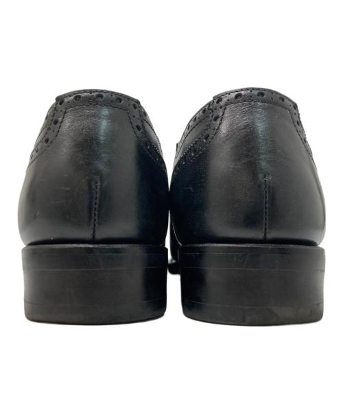 raymar（レイマー）raymar (レイマー) セミブローグ レイジーマンパンチドキャップトゥチップシューズ ブラック サイズ:6 1/2の古着・服飾アイテム