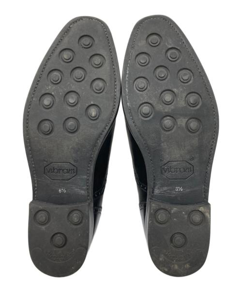 raymar（レイマー）raymar (レイマー) セミブローグ レイジーマンパンチドキャップトゥチップシューズ ブラック サイズ:6 1/2の古着・服飾アイテム